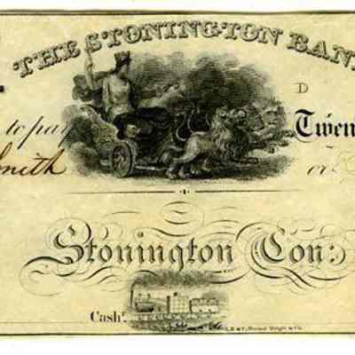 Twenty Dollar Stonington Bank note