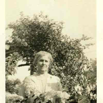 Jennie Clark in Garden