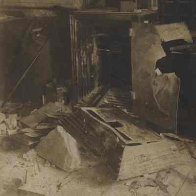 Dynamited safe at Post Office, Stonington CT