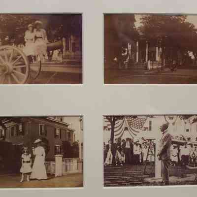 Odell family at Battle of Stonington Centennial, 1914