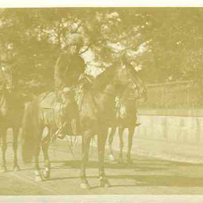 Men on horseback, Stonington CT