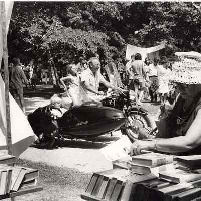 Percy Knauth at Village Fair