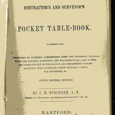 Engineer's, Contractor's and Surveyor's Pocket Table-Book.....