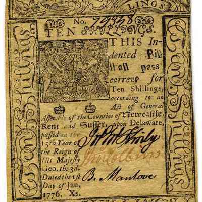 10 Shillings - Delaware