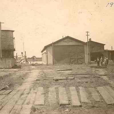 Old train depot at Steamboat Wharf