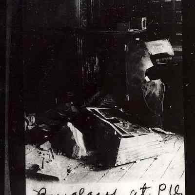 Burglary at P. U. April 23, 1907, Stonington CT