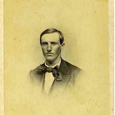 Unidentified man with large bow tie