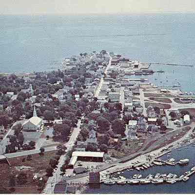 Aerial view of Stonington Borough