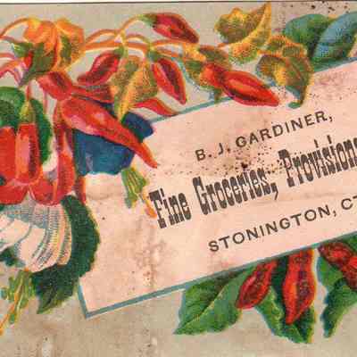 B.J. Gardiner Trade Card