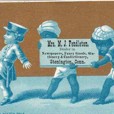 Mrs. M. J. Pendleton Trade Card