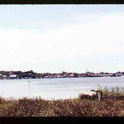 Distance photograph of Mystic Seaport