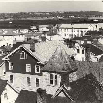 Stonington aerial view towards Route 1