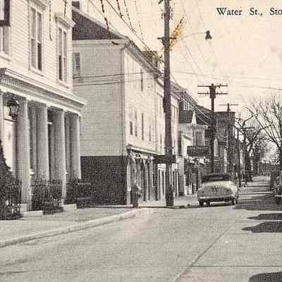 Water Street looking south, Stonington CT