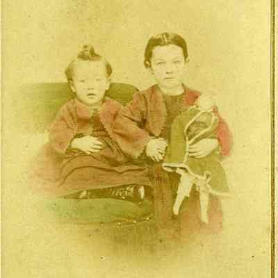 Myrtia(?) and Frederic Comstock