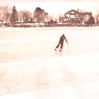 Skating on Quanaduck Cove