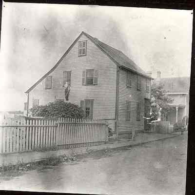 Unidentified house on street, Stonington CT