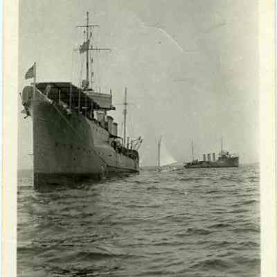 Destroyer TERRY in harbor, Stonington CT