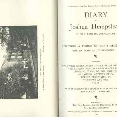 Diary of Joshua Hempstead of New London, Connecticut