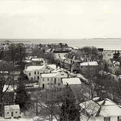 Stonington looking south in winter