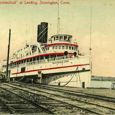 Steamer "Connecticut" at Landing, Stonington CT
