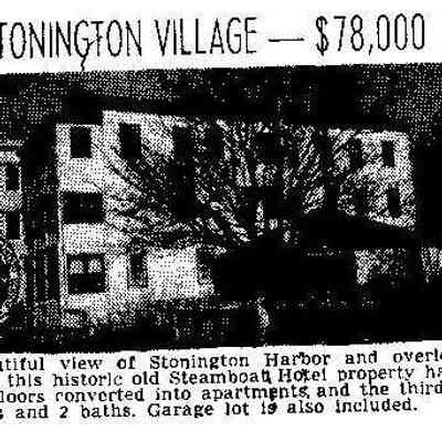 Advertisement for former Steamboat Hotel for sale