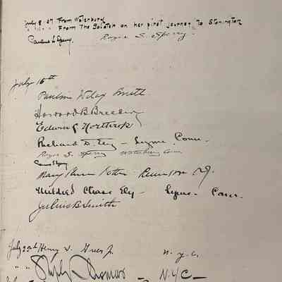 Whitehall Guest Book, 1925-1931