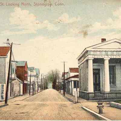 Water Street looking north, Stonington CT