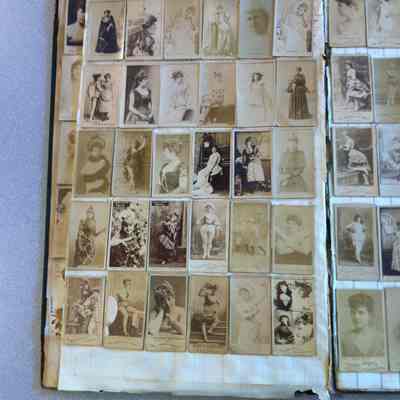Cigarette Card Pin-Ups, 1880s