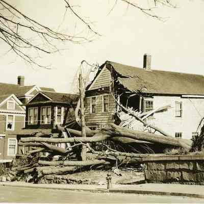 Damaged houses