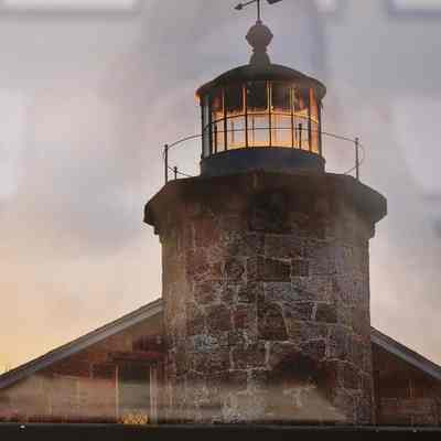 Lighthouse Tower at Dusk