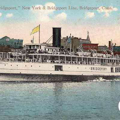 Steamer BRIDGEPORT, New York & Bridgeport Line, Bridgeport CT