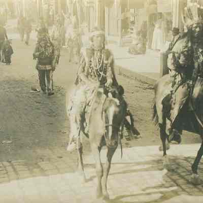 Indian women, girls, and boys from Mystic