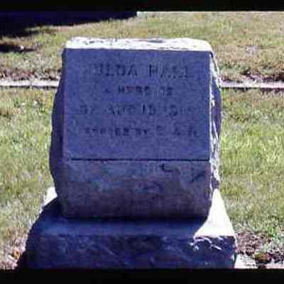 Marker for Hulda Hall
