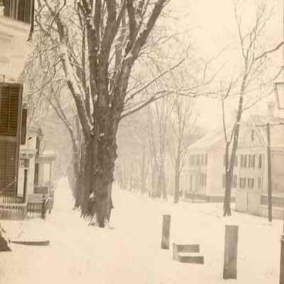 View of Main Street looking south from High Street, Stonington CT