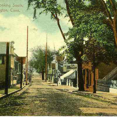 Water Street looking south, Stonington CT