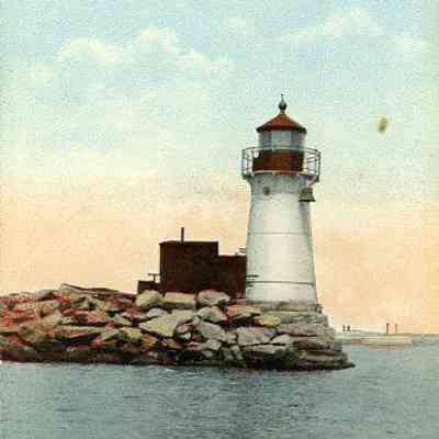 Stonington Light, West Breakwater, Stonington CT