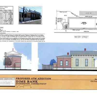 Proposed ATM Addition, Dime Bank, Stonington CT