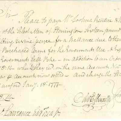 Original Documents Relating to Stonington During the American Revolution