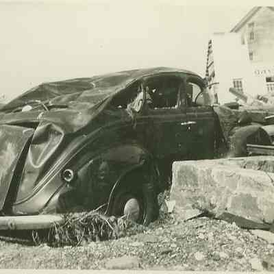 Wrecked car