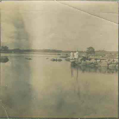 View of cove from boat house dock