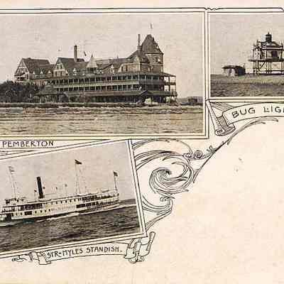 Hotel Pemberton, Bug Light, Steamer Myles Standish