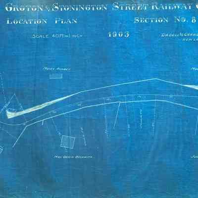 Plans, Groton & Stonington Trolley