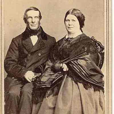 Ebenezer Denison with his fourth wife, Lydia Noyes