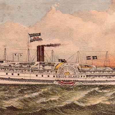 Illustration, Steamship RHODE ISLAND