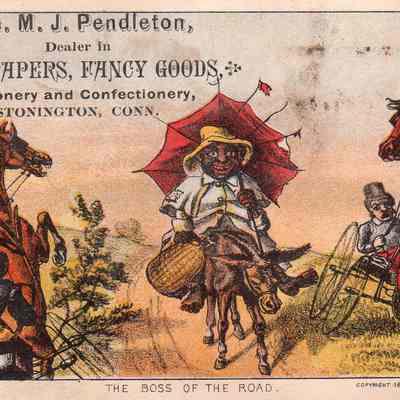 Mrs. M.J. Pendleton Trade Card