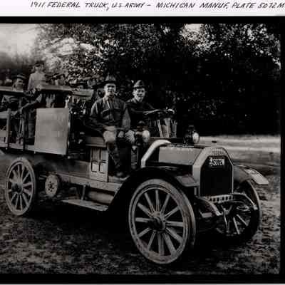 1911 Federal Truck with machine guns