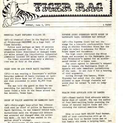 USS Little Rock Tiger Rag, , June 3, 1974