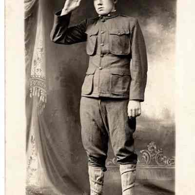 Photo WWI Michigan State Troop