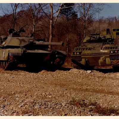 M1 Abrams and M3 Bradley Photo