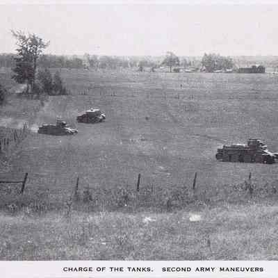 Second Army Maneuvers Postcard